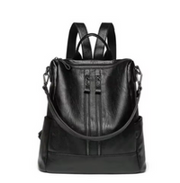 Mochila Vintage de Cuero Texturizado