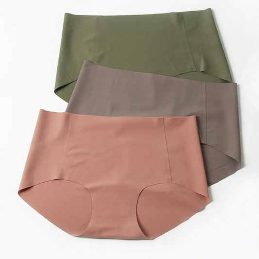 Mid-waist seamless panties