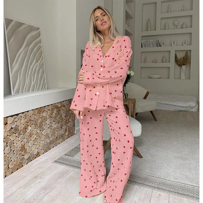 “Sweet Hug” Cotton Pajamas